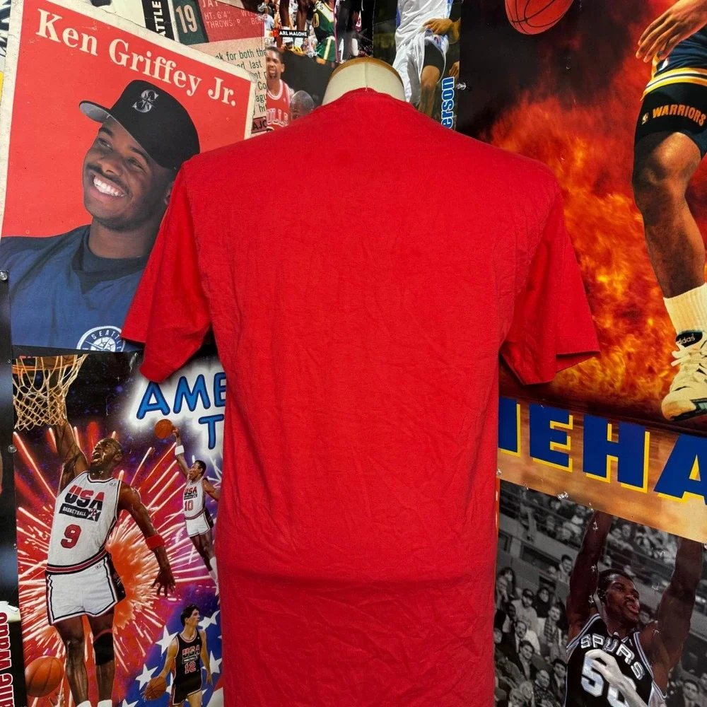Vintage 90s Georgia Bulldogs NCAA Football‎ Capitol Graphics Tee Red Sz Medium
